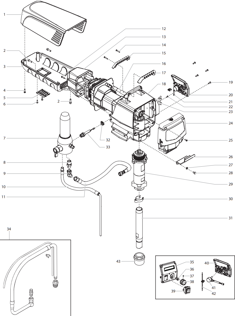 Impact 840 Main Assembly Parts